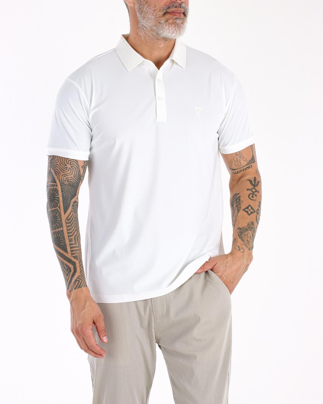 CAMISA POLO TORO TECH OFFWHITE POLIAMIDA