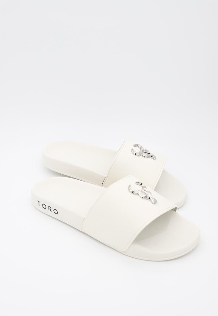 Chinelo Toro Slide Branco Atenas