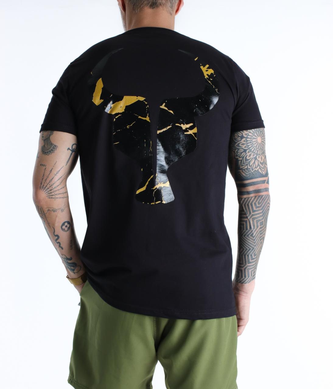 T-shirt Toro Marble black