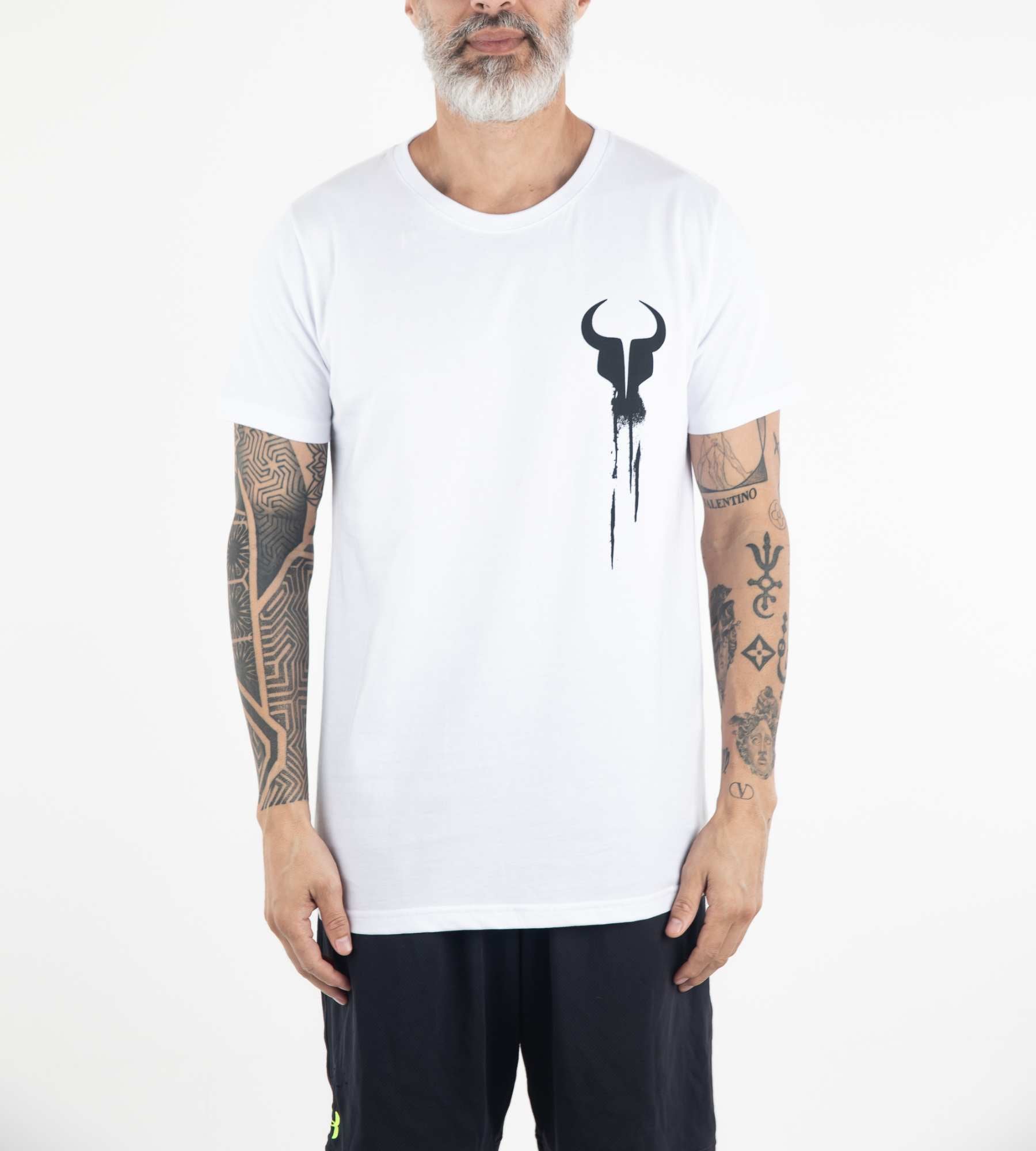 T-shirt Dripping Paint White