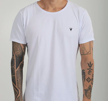 T-Shirt Toro Corte A Fio Branca