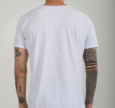 T-Shirt Toro Corte A Fio Branca