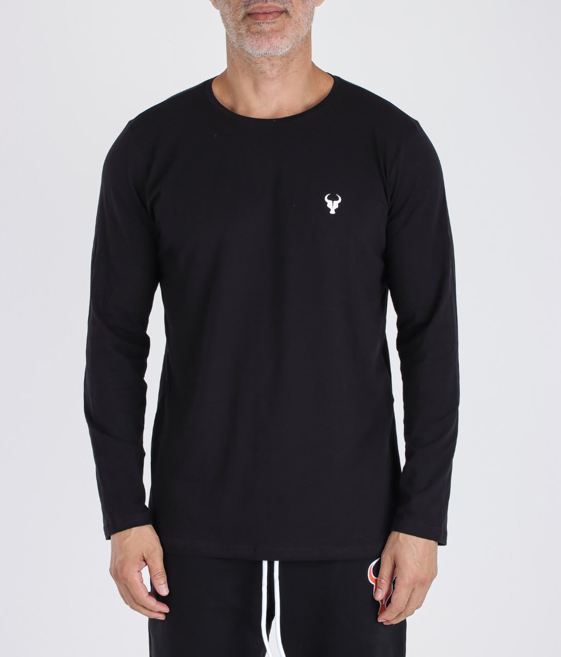 T-shirt M/L Toro Básica fio egípcio Black