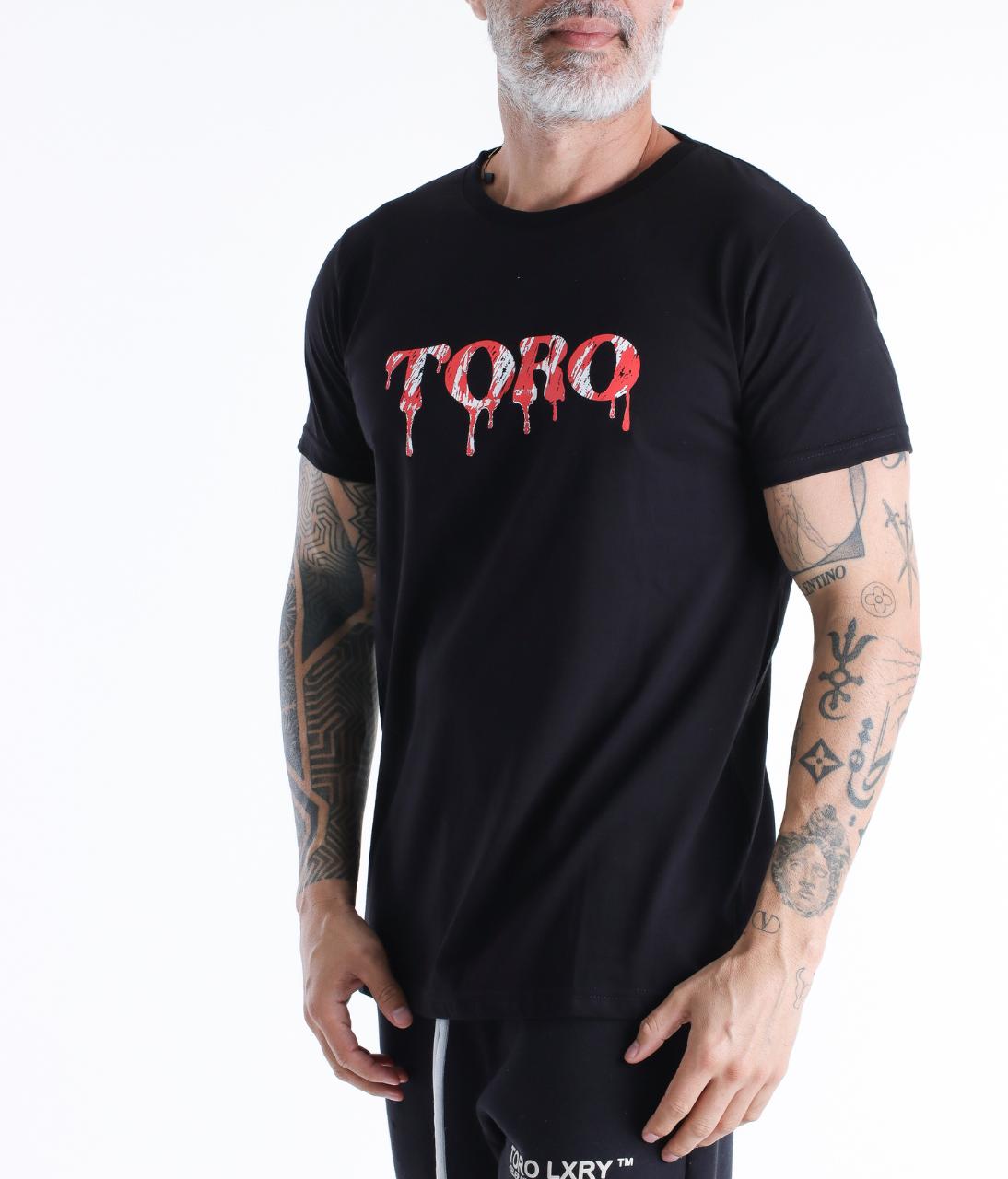 T-shirt Toro Wet Paint Black RED