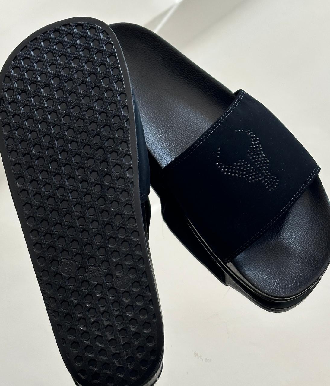 Chinelo Toro  Black Diamond Strass