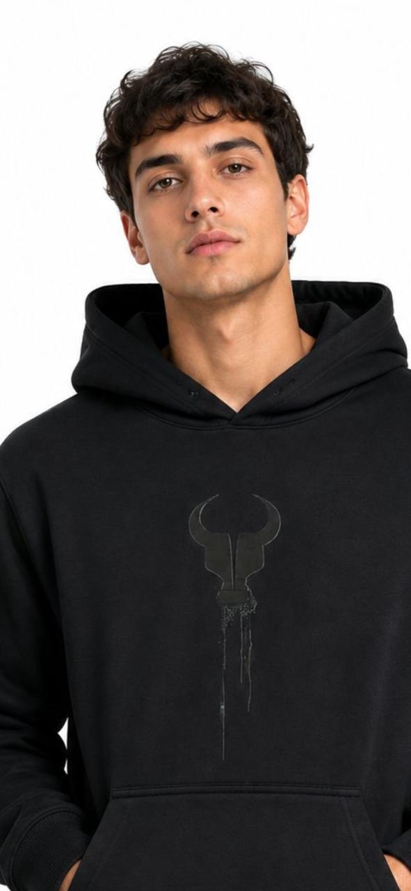 Moletom Toro Capuz Black High Medusa