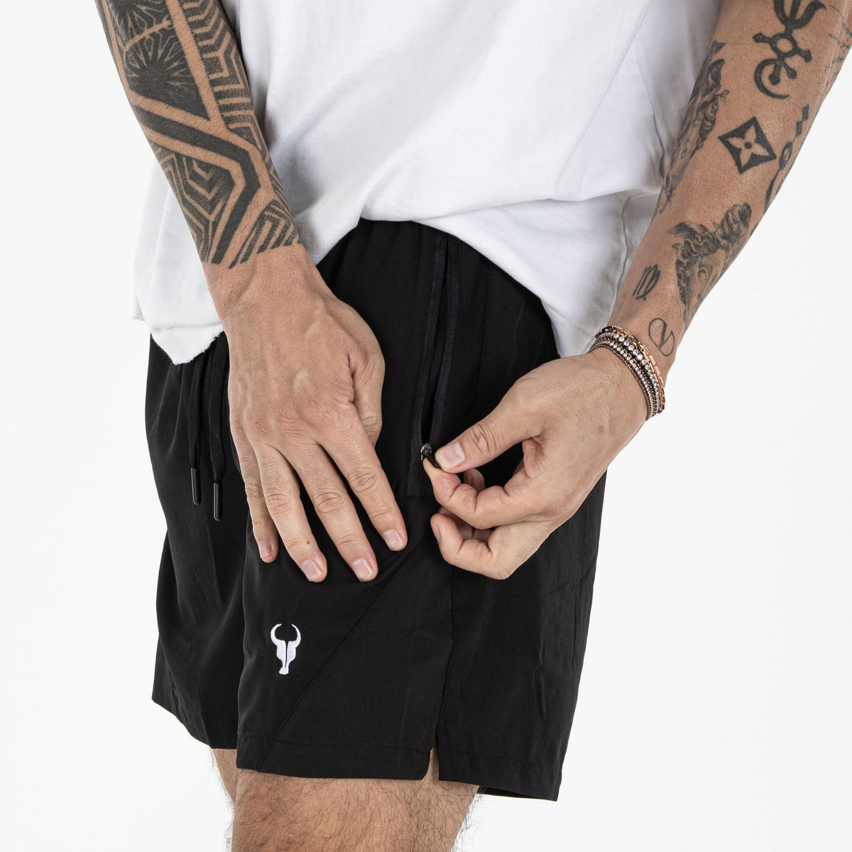 Short Toro Masculino HYBRID Black c/ forro e zíper