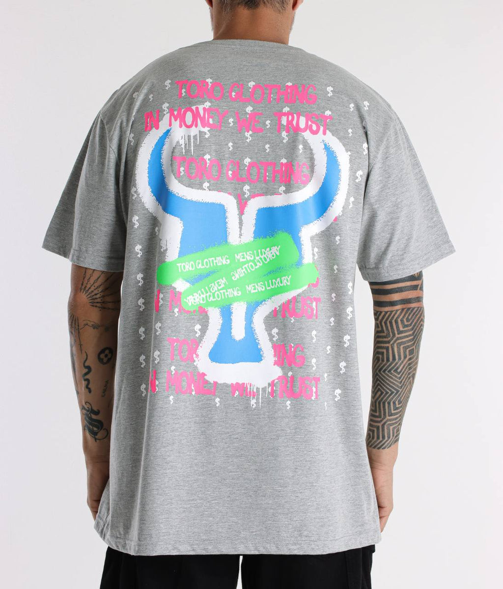 T-shirt Toro In Money We Trust Gray