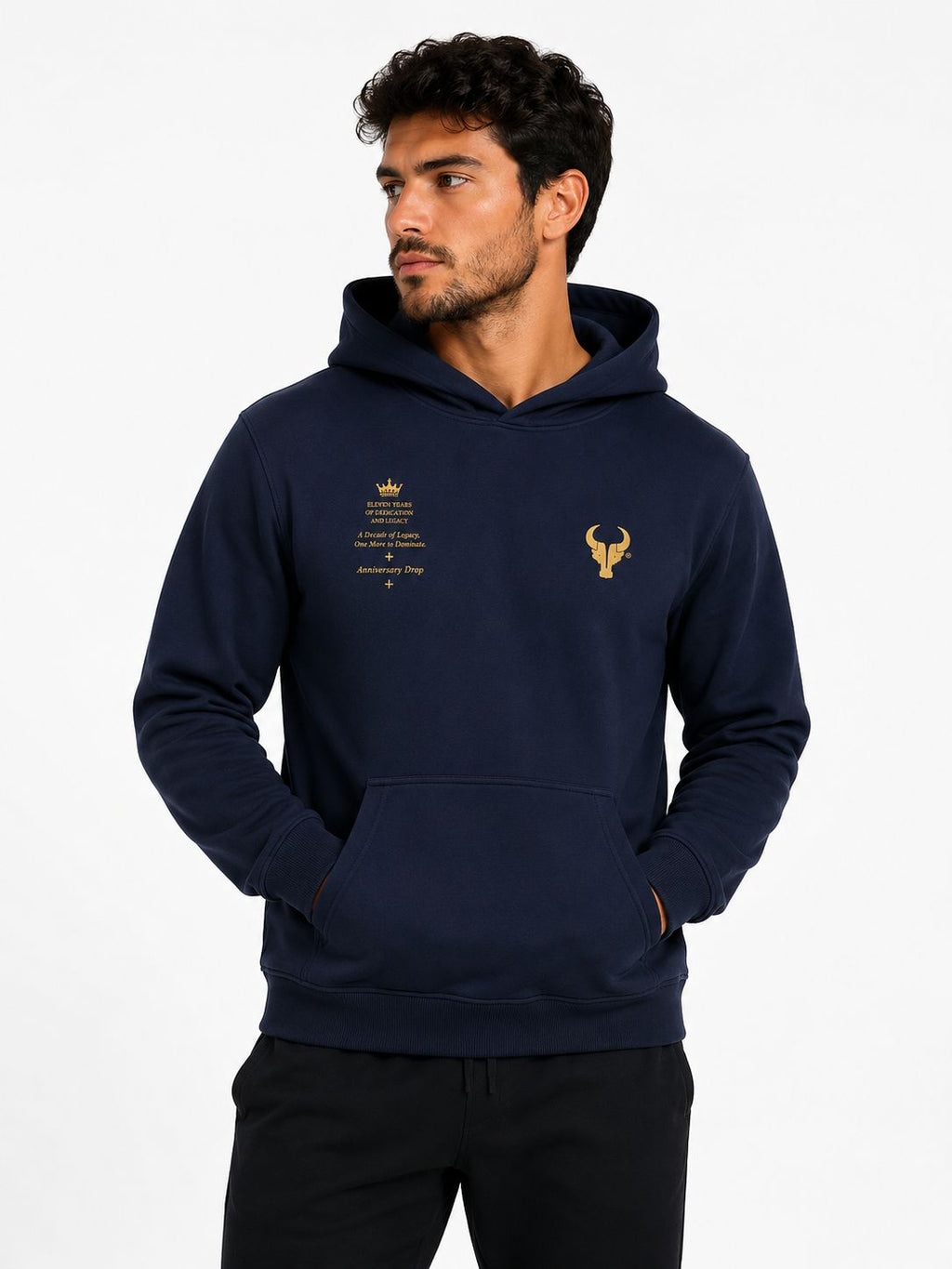 Moletom Toro Capuz Toro Aniversary Drop Gold Blue