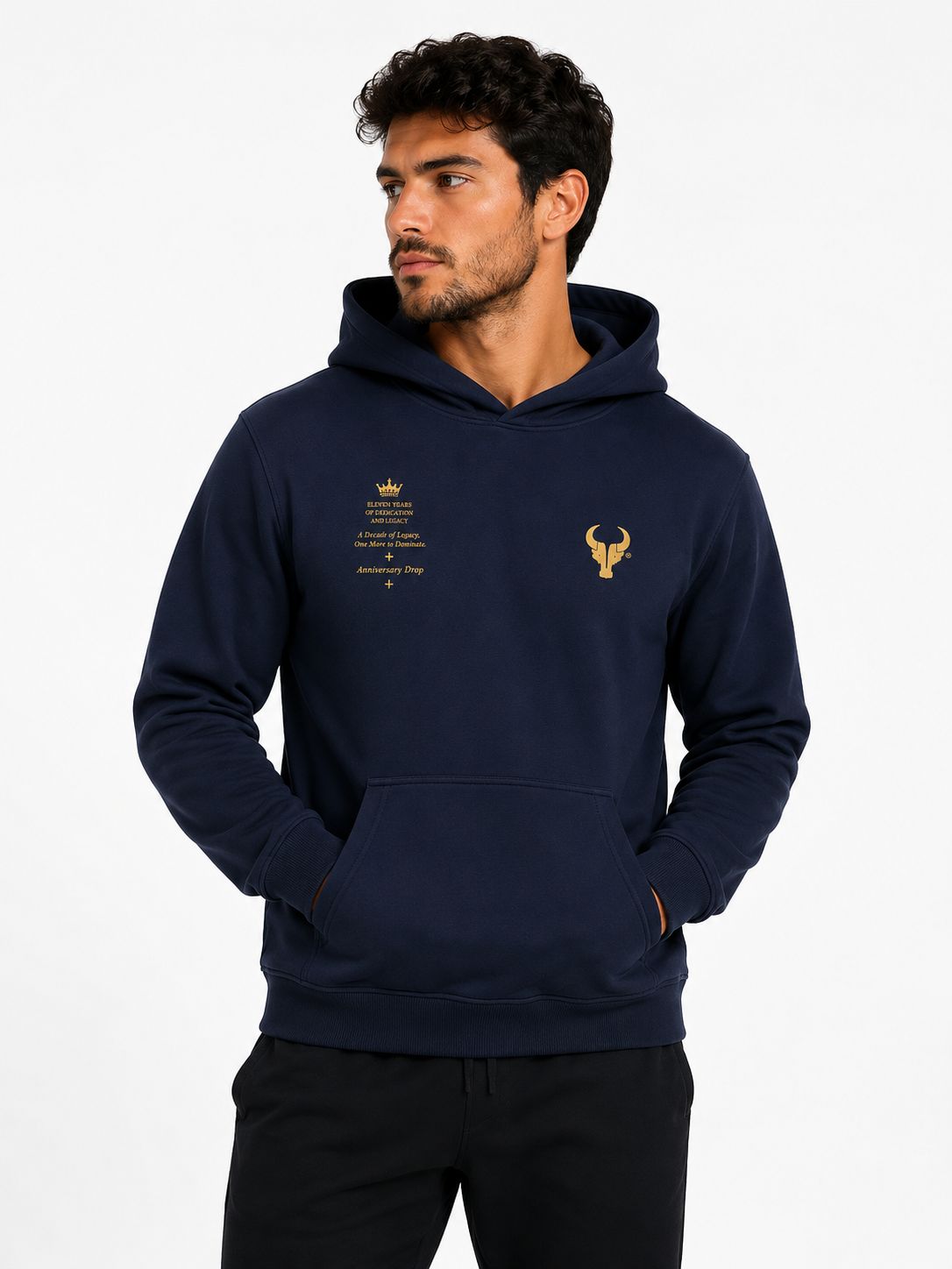 Moletom Toro Capuz Toro Aniversary Drop Gold Blue