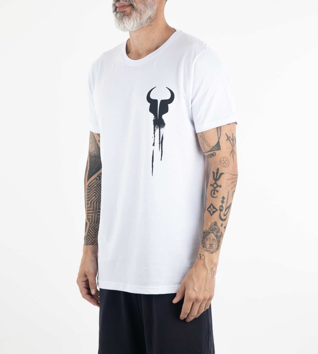 T-shirt Dripping Paint White