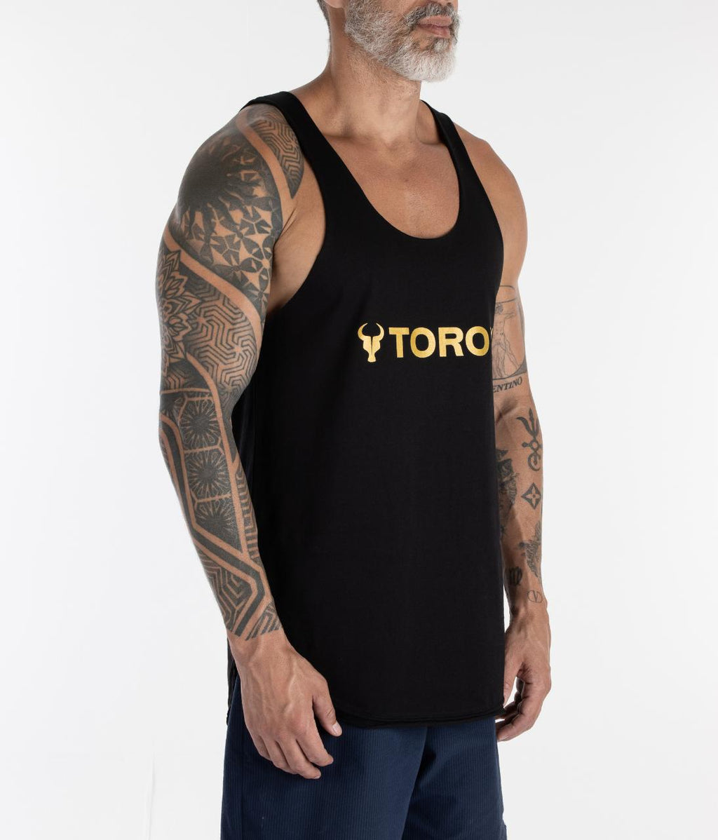 Regata Toro Black Marble Barra Arredondada