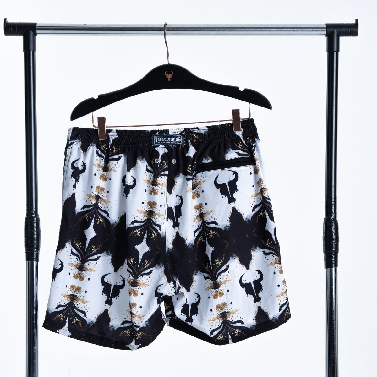 Short Toro Masculino Marble Noir