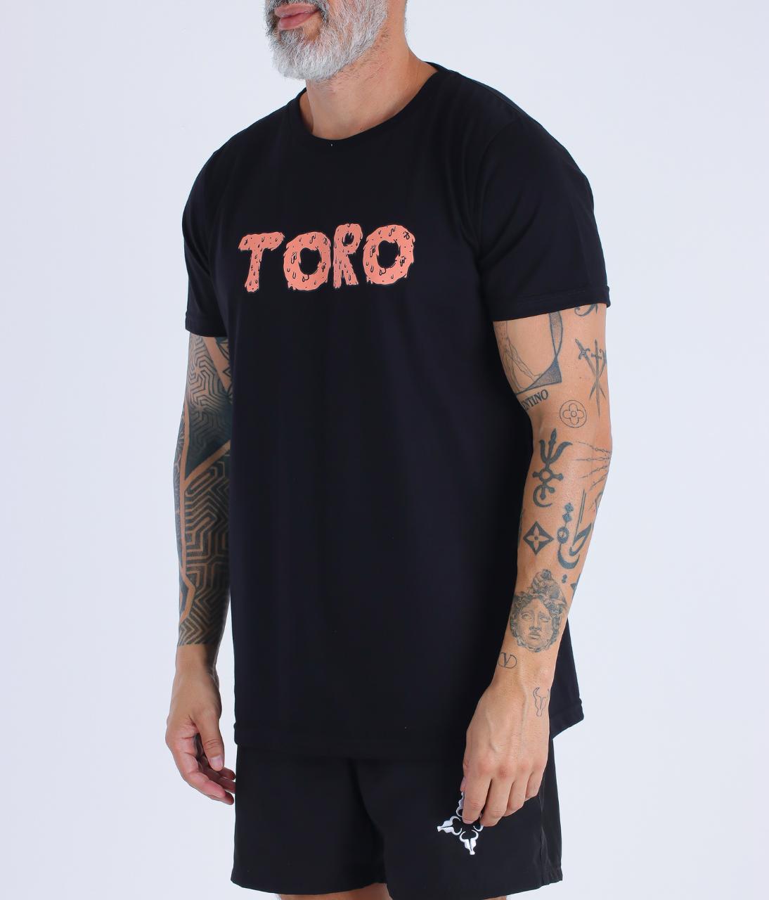 T-Shirt Toro preta ICE CREAM