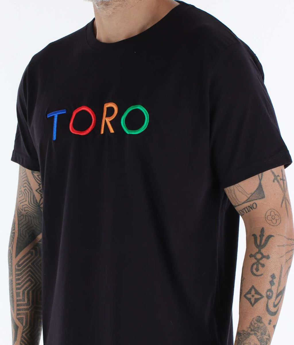 T-shirt Toro Black Bordada Collors