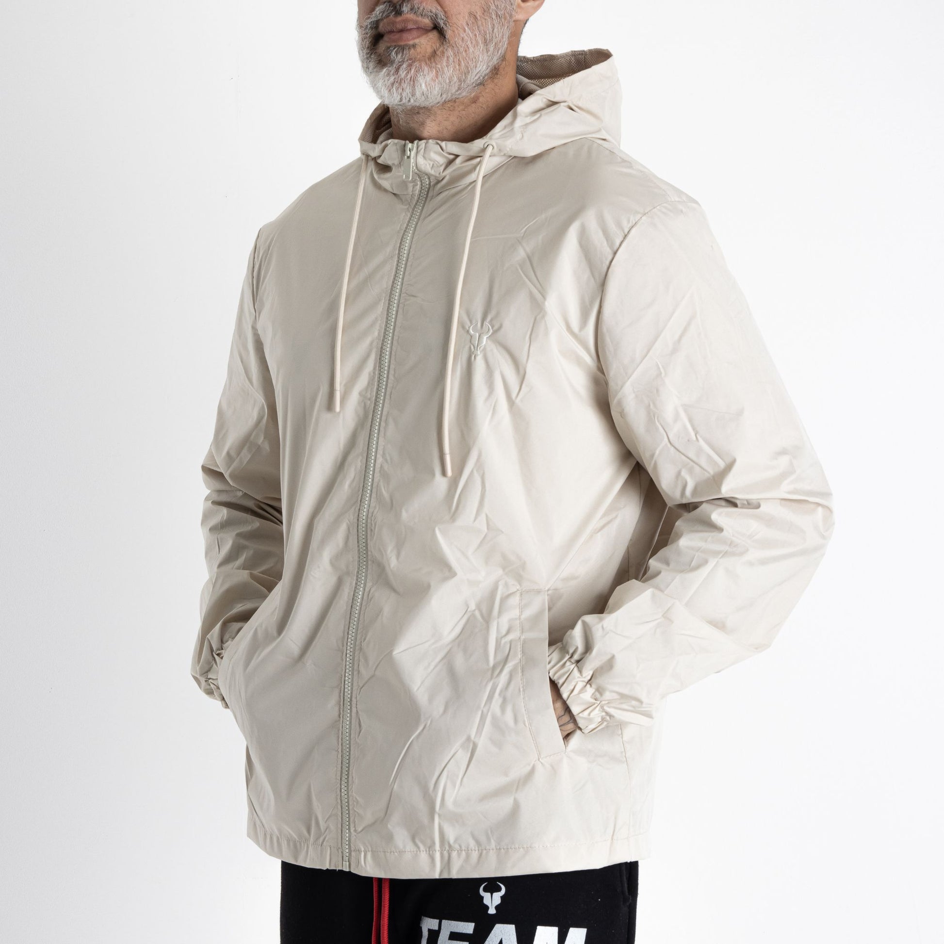 Jaqueta TORO Corta Vento impermeável Off White