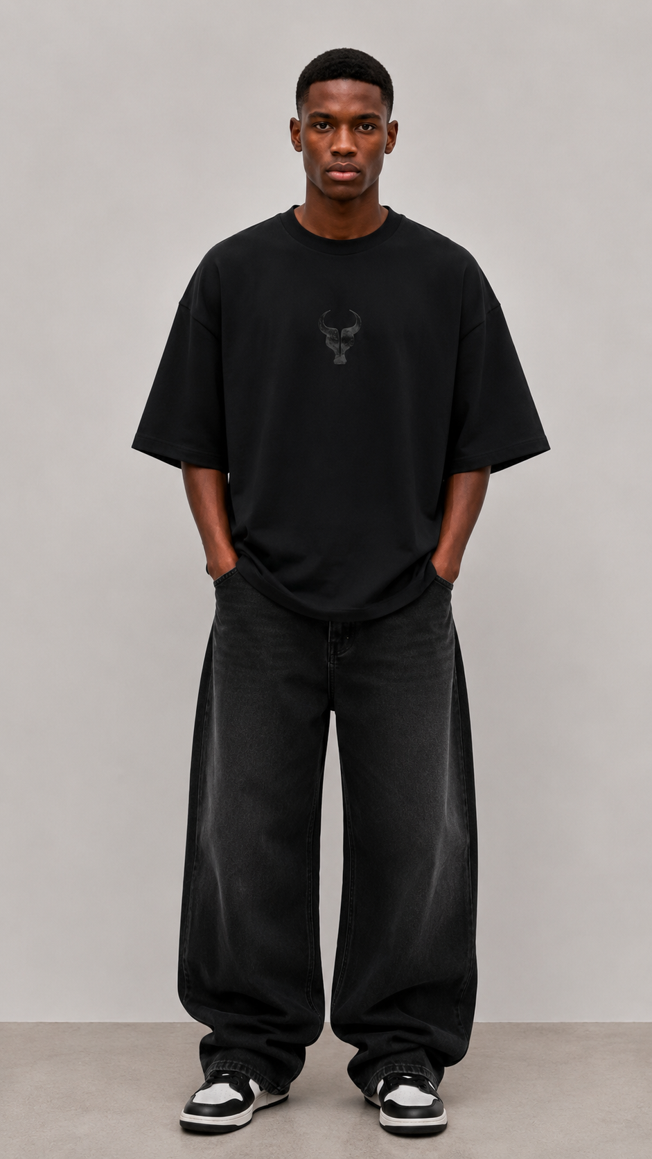 T-shirt Toro Oversized Barcelona ALL  BLACK