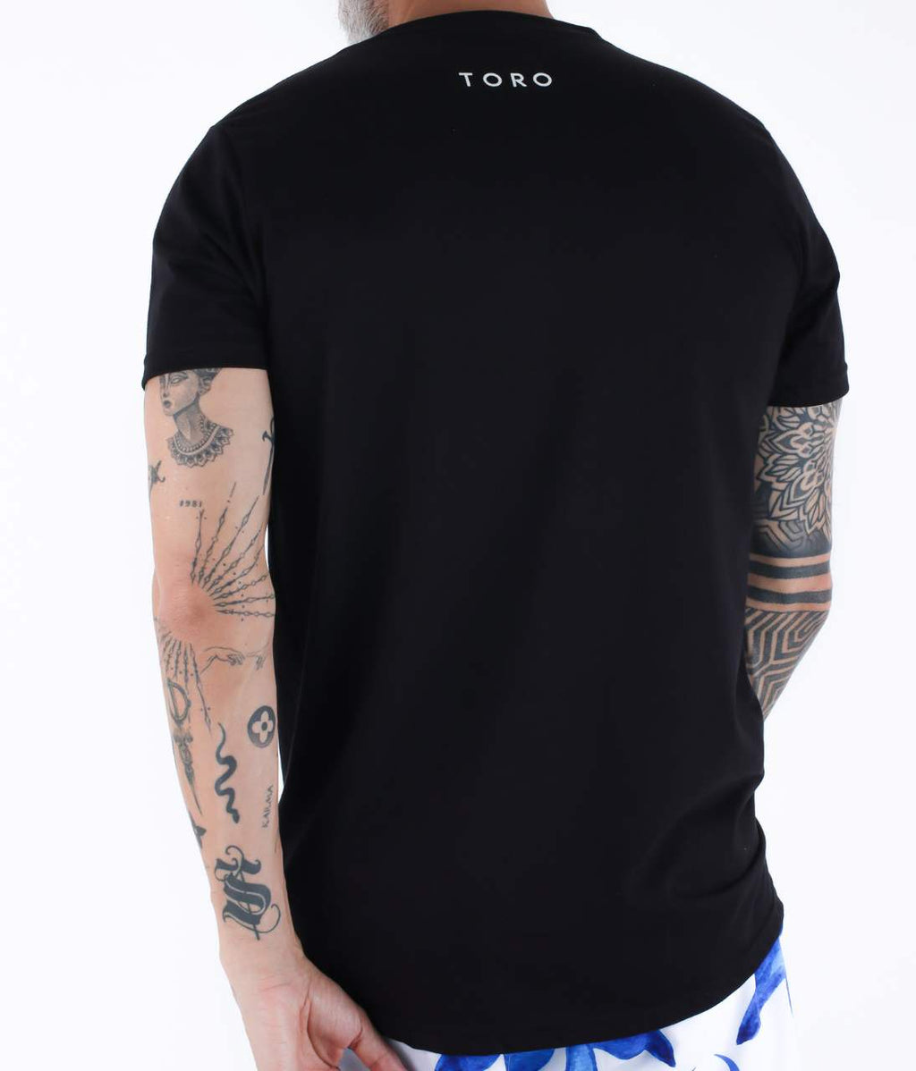 T-shirt Toro Black Luxo PIMA Gel Branco