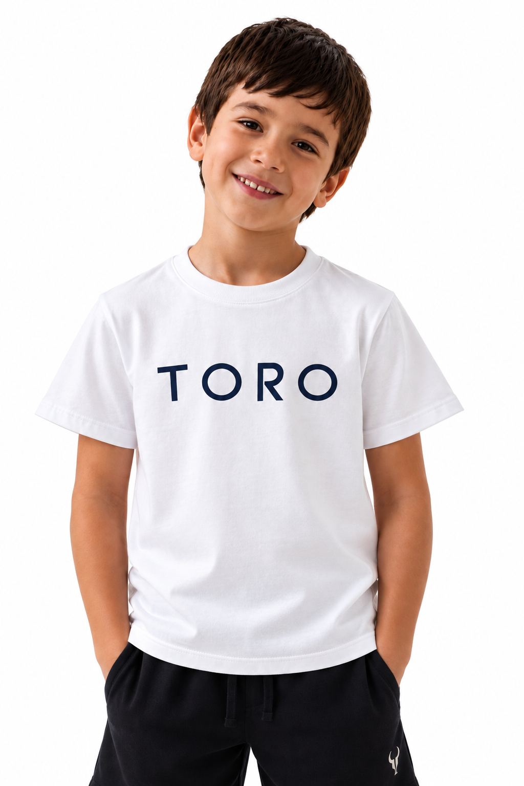 T-shirt Toro Kids Splash white Edition Marinho