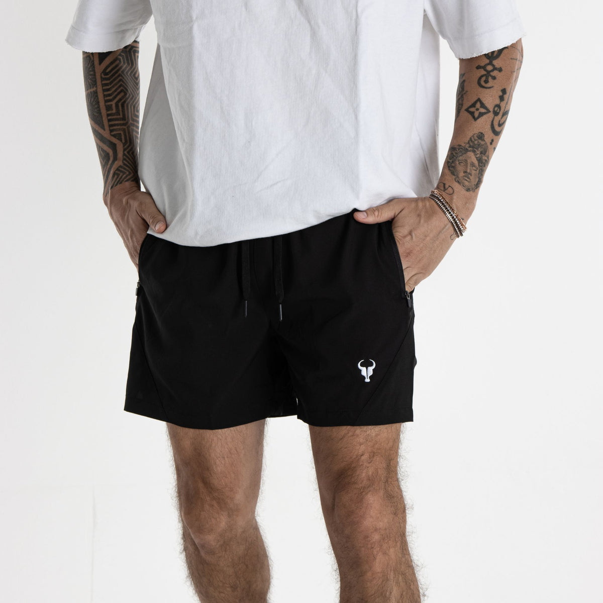 Short Toro Masculino HYBRID Black c/ forro e zíper
