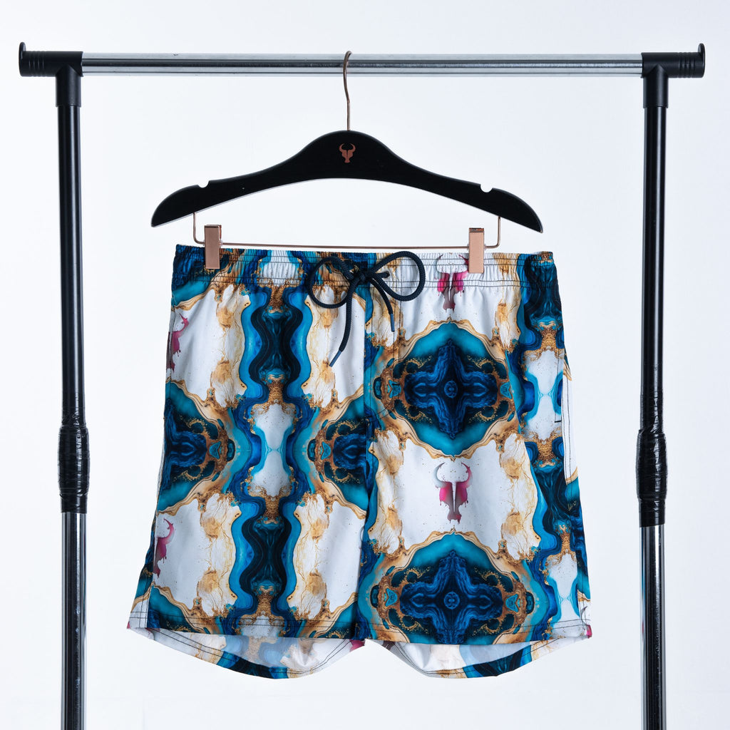 Short Toro Masculino Marble Ocean