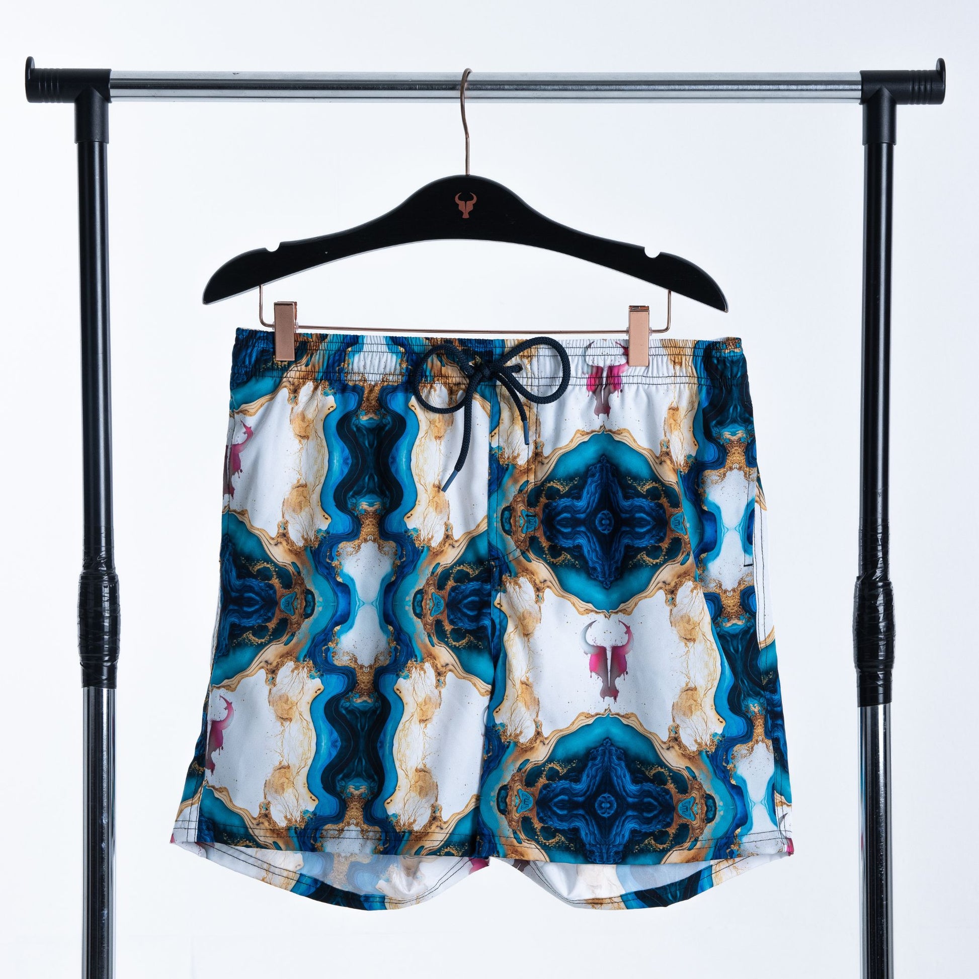 Short Toro Masculino Marble Ocean