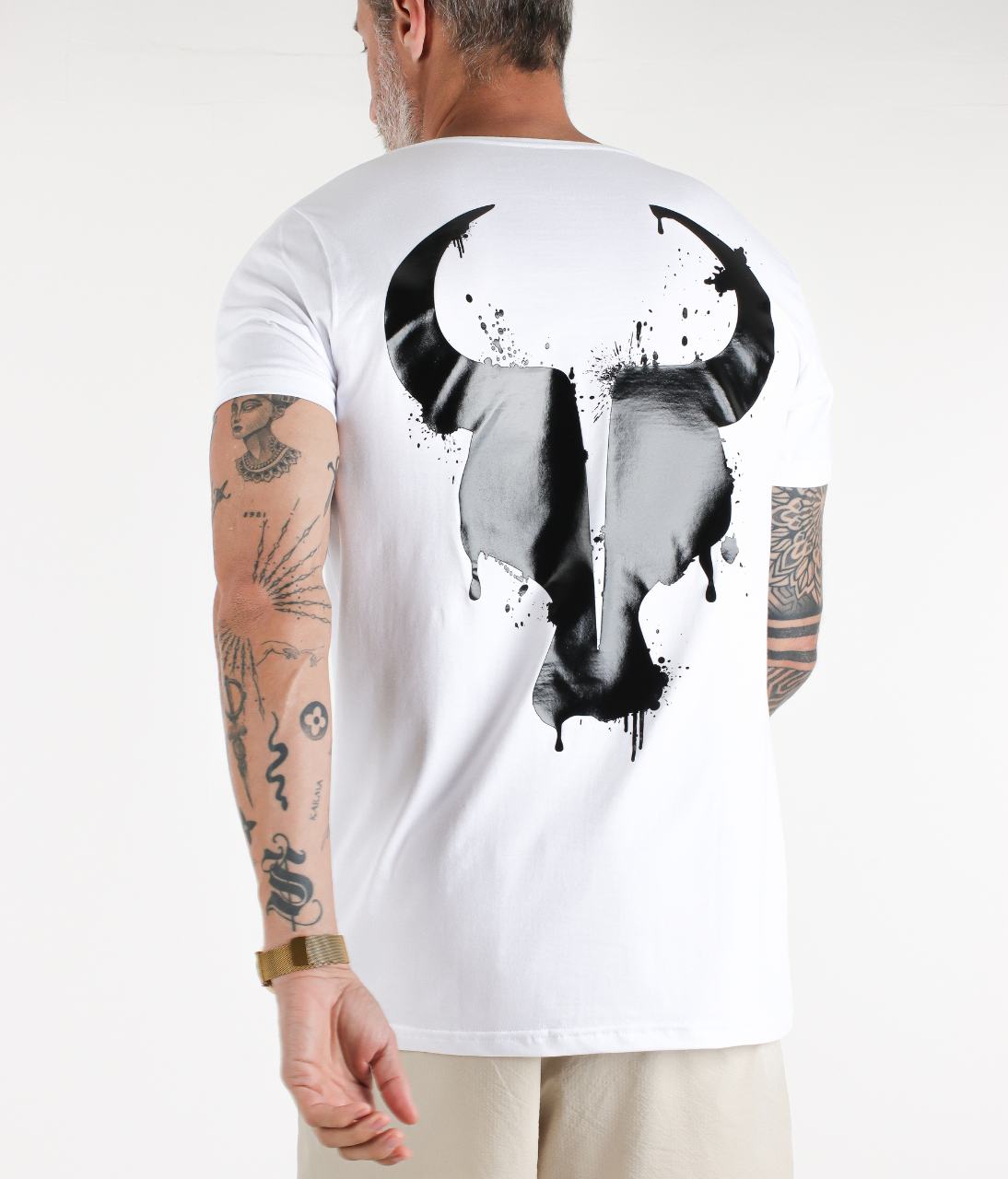 T-Shirt Toro Splash Fio Egípcio White