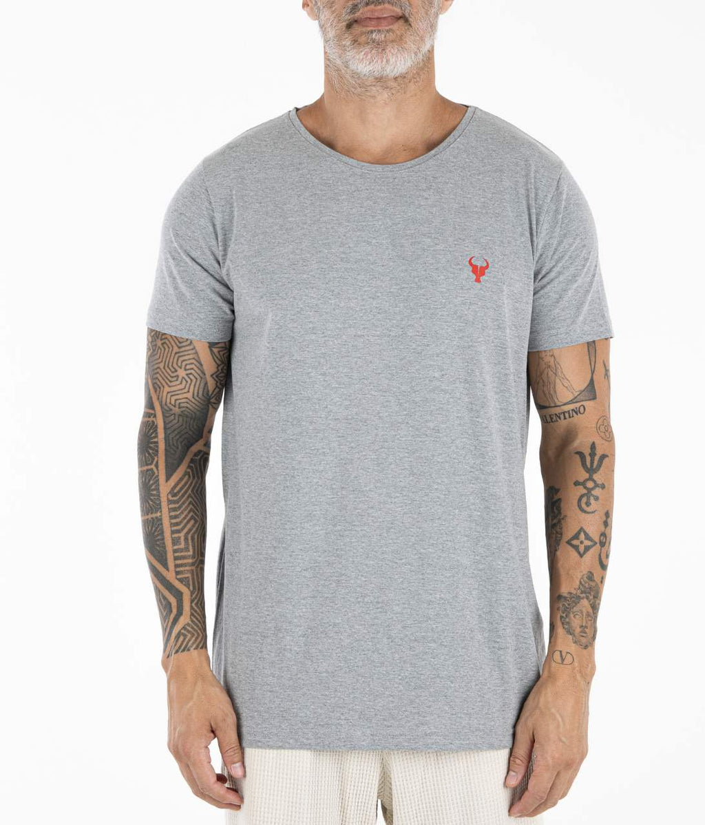 T-shirt Toro Fio egípcio mescla Smile