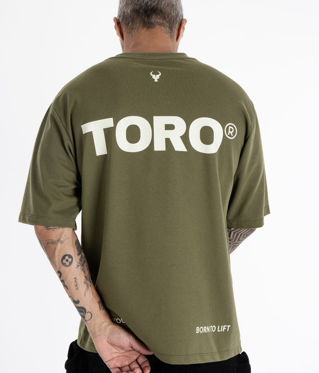 T-shirt Toro Clothing Over Born To Lift Verde