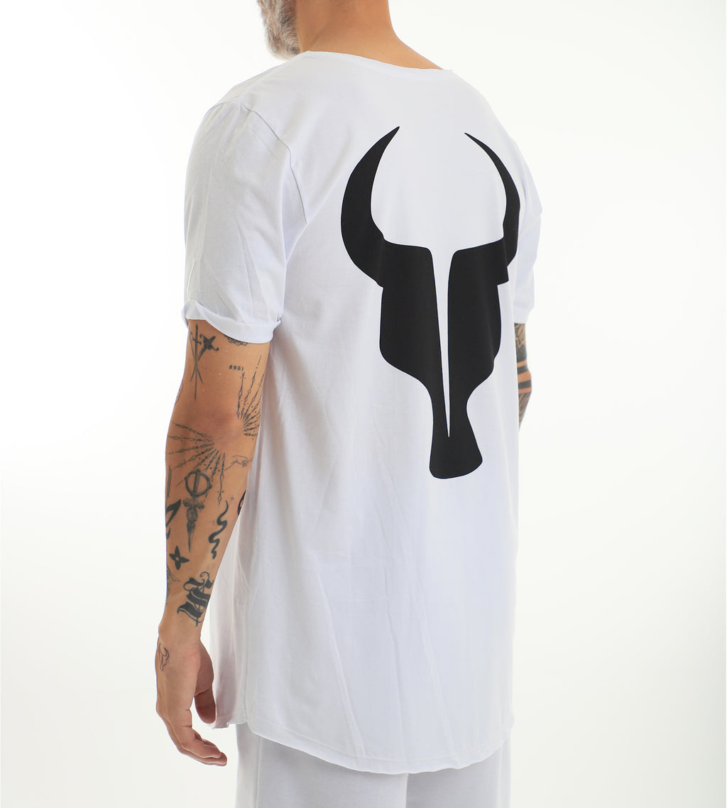 T-shirt Toro Longline Branca