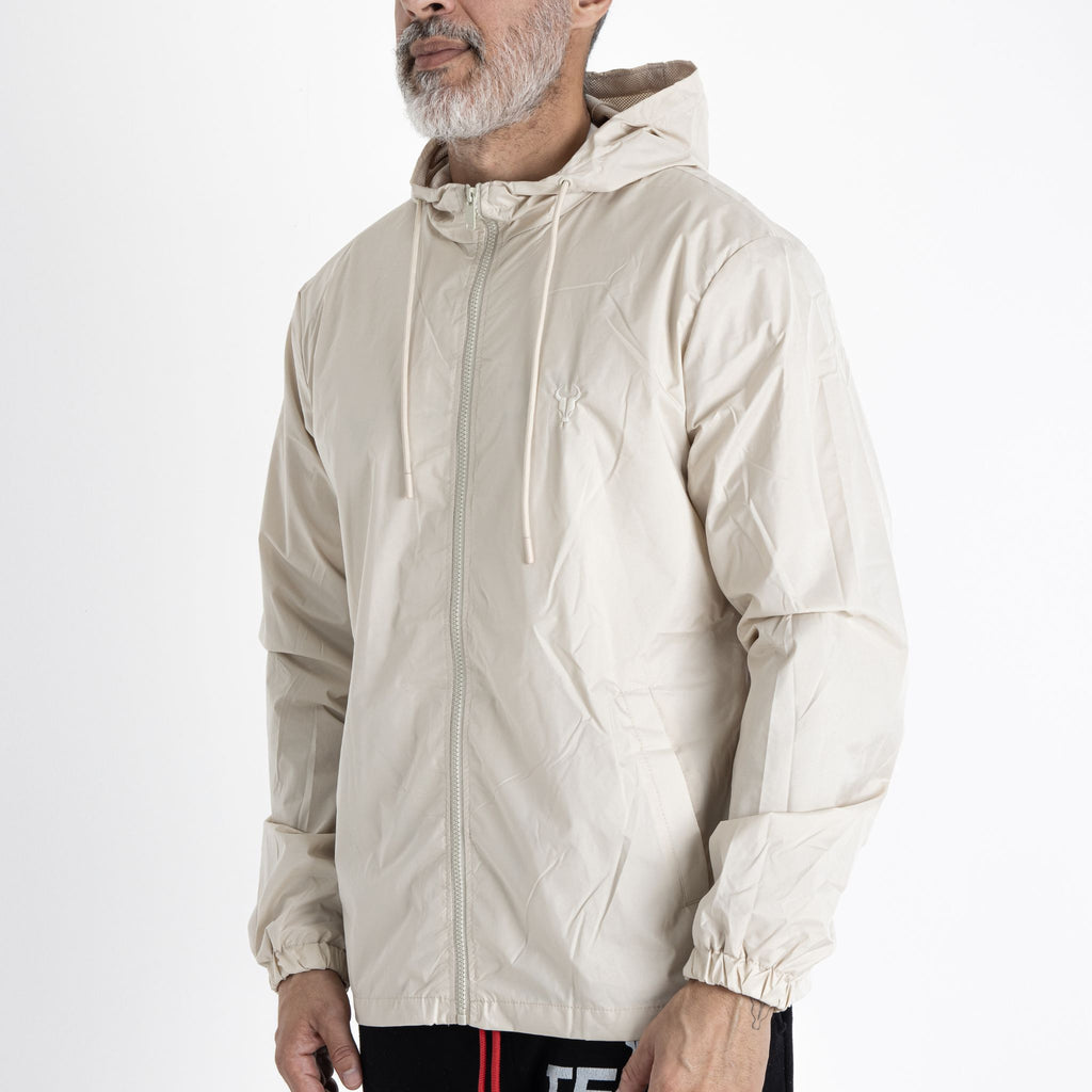 Jaqueta TORO Corta Vento impermeável Off White