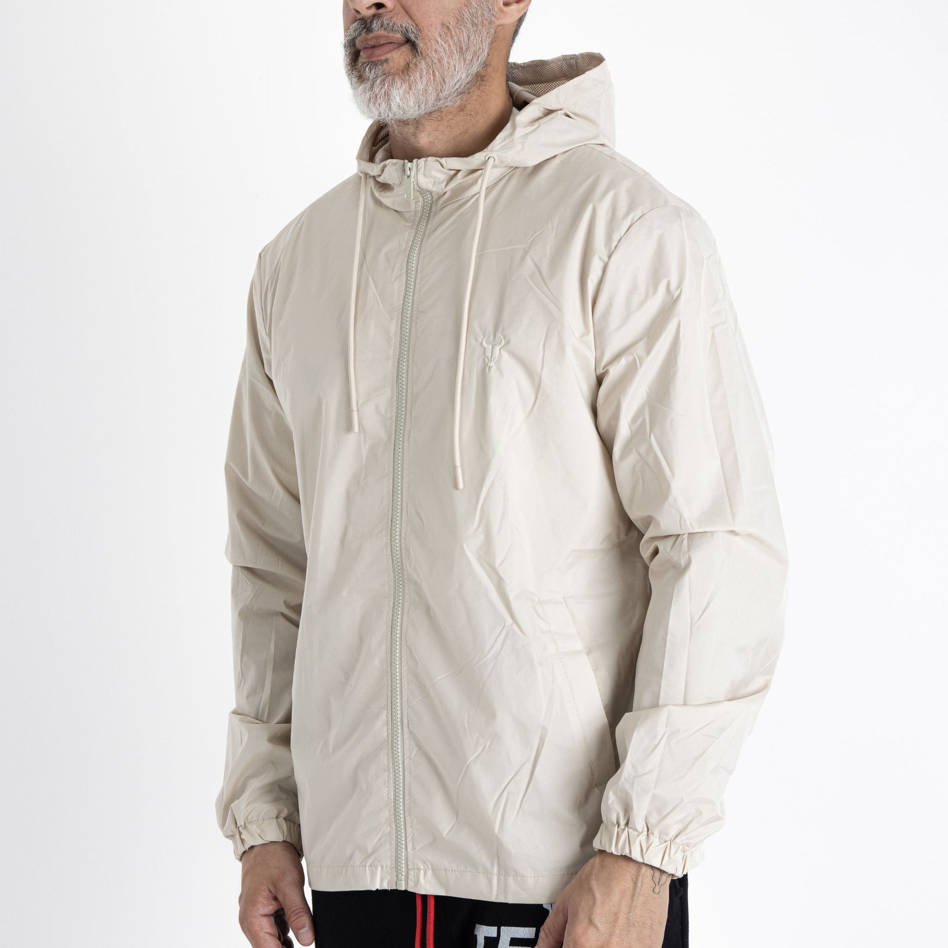 Jaqueta TORO Corta Vento impermeável Off White