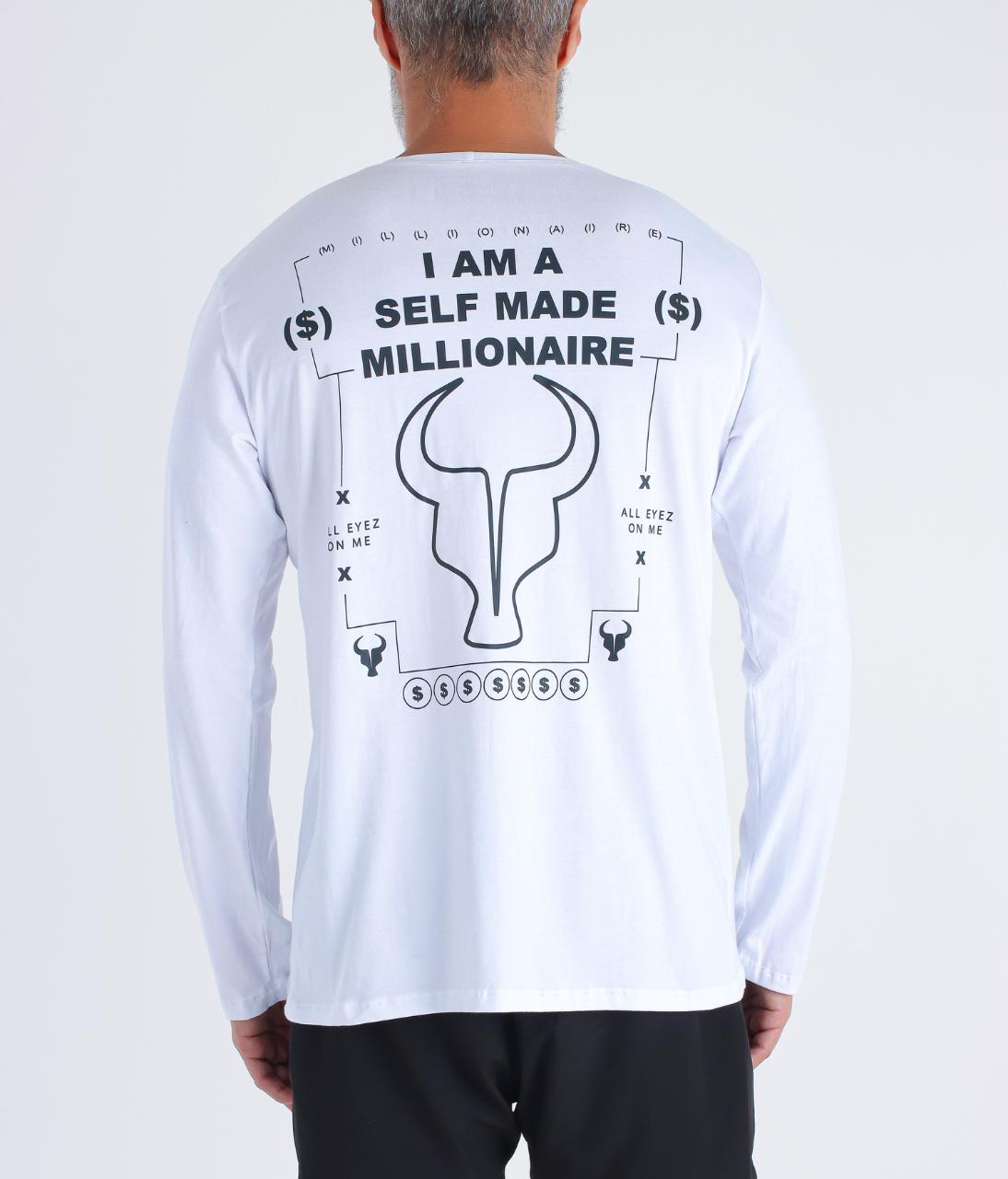 T-shirt M/L Toro ALL EYEZ ON ME fio egípcio White