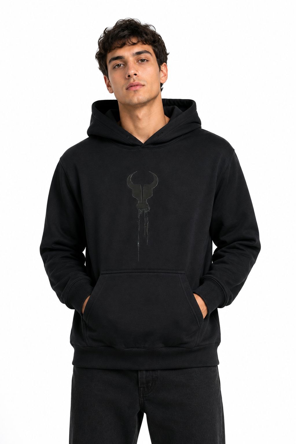 Moletom Toro Capuz Black High Medusa