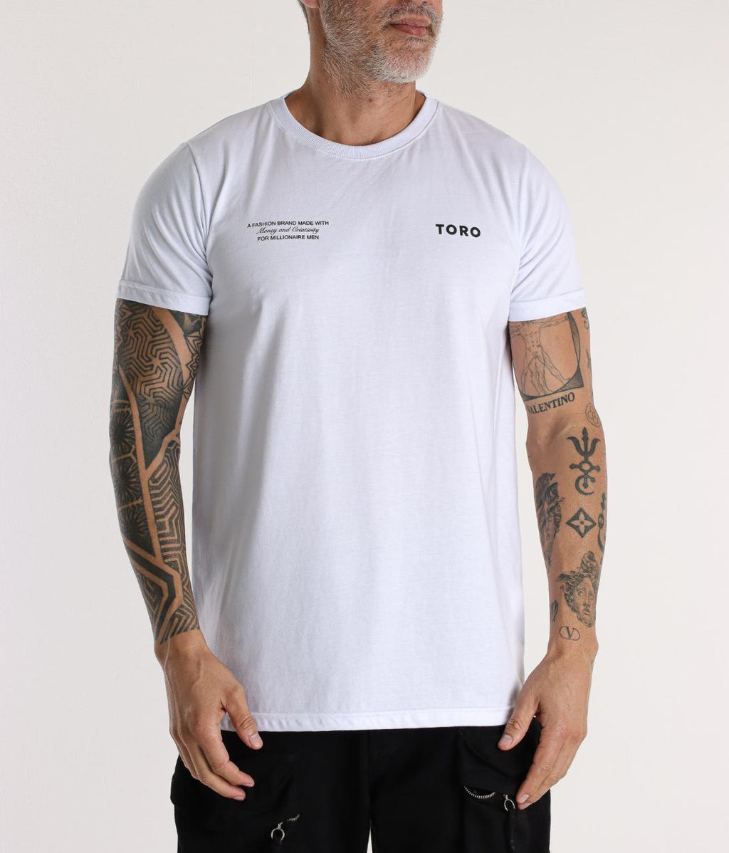 T-shirt Toro For Millionaire White