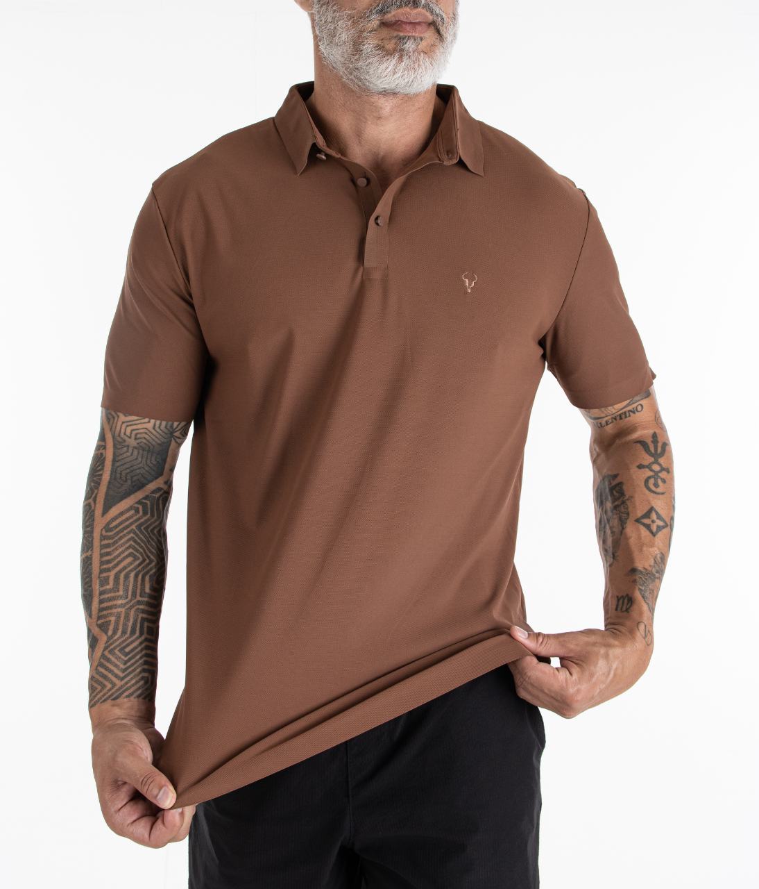CAMISA POLO TORO TECH Marrom