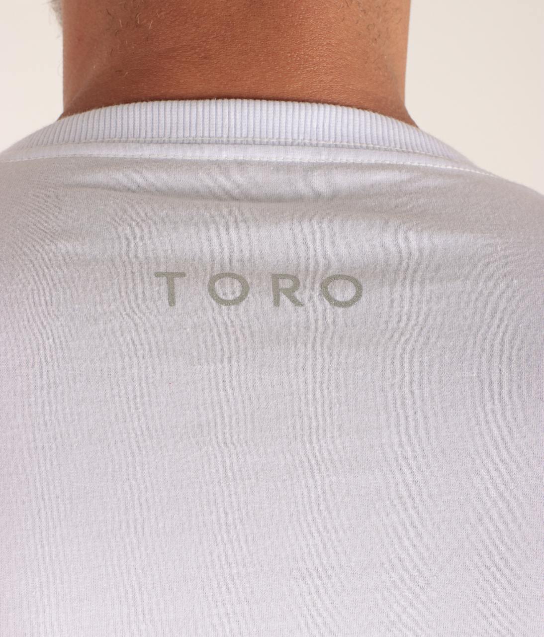 T-shirt Toro Branca Básica Silver