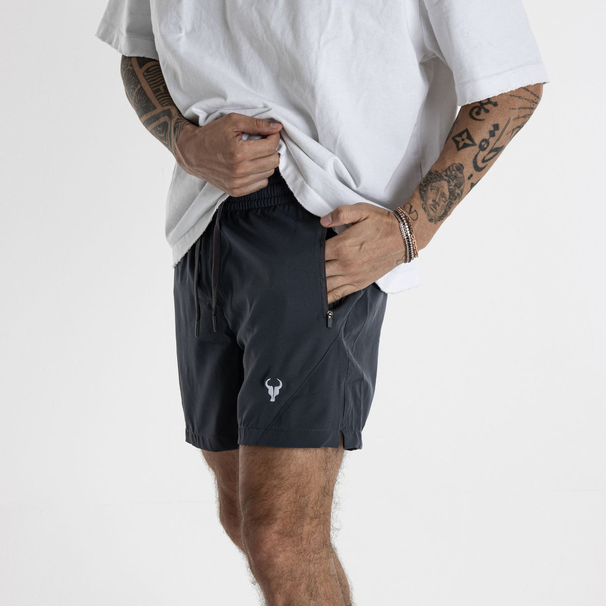 Short Toro Masculino HYBRID Chumbo c/ forro e zíper