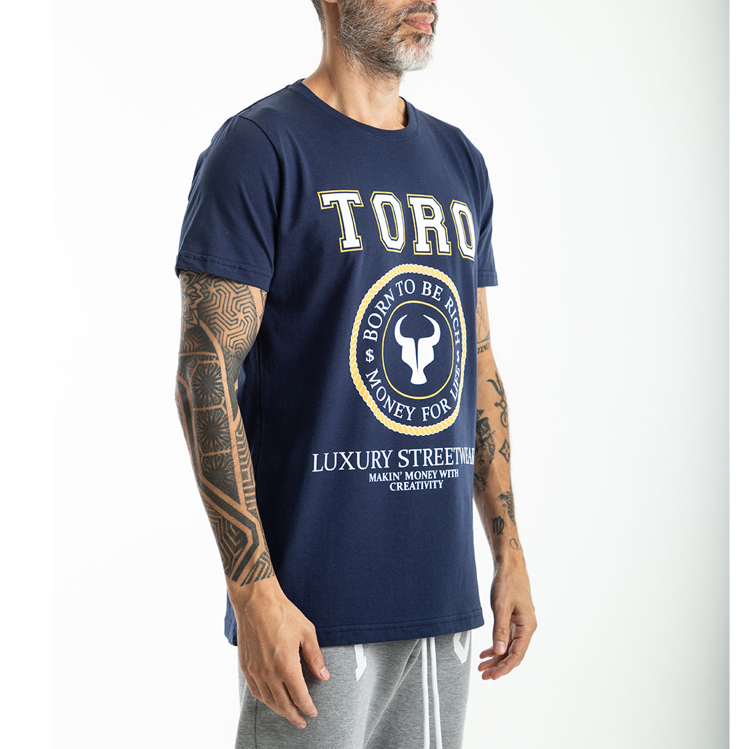 T-shirt Toro Blue Money For Life