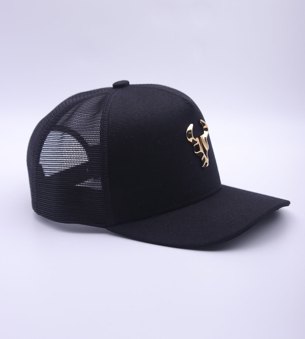 Boné Toro Preto Trucker Sp. Ed. Gold