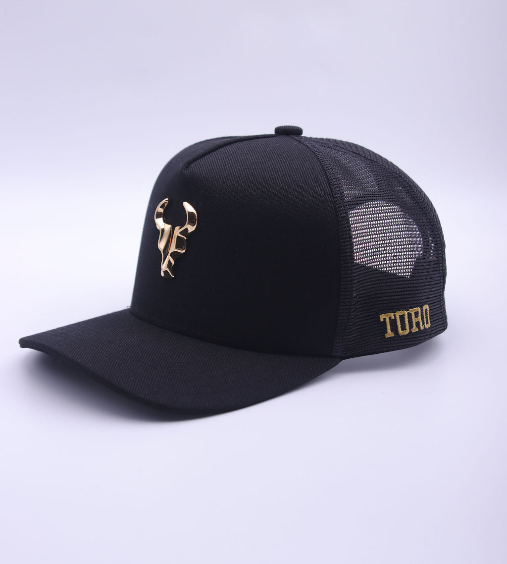 Boné Toro Preto Trucker Sp. Ed. Gold