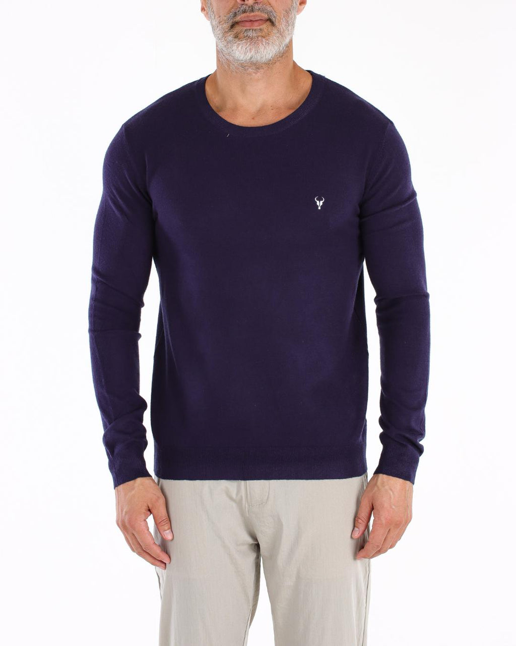 BLUSA TORO TOQUE DE CASHMERE AZUL INDIGO