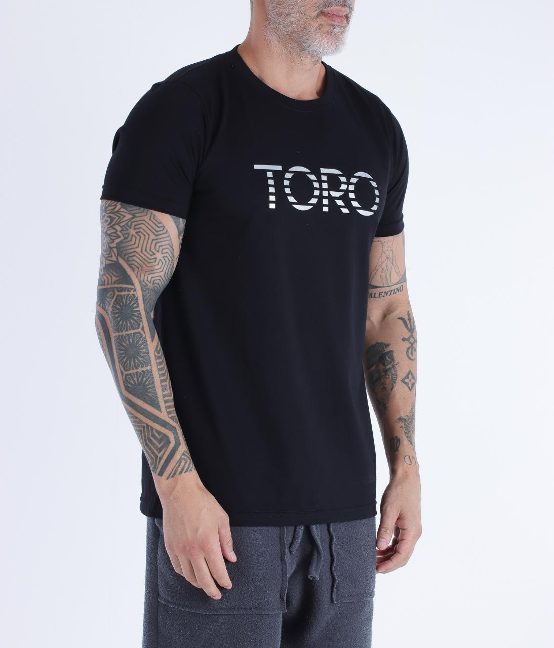 T-shirt Toro Future Prata  Black