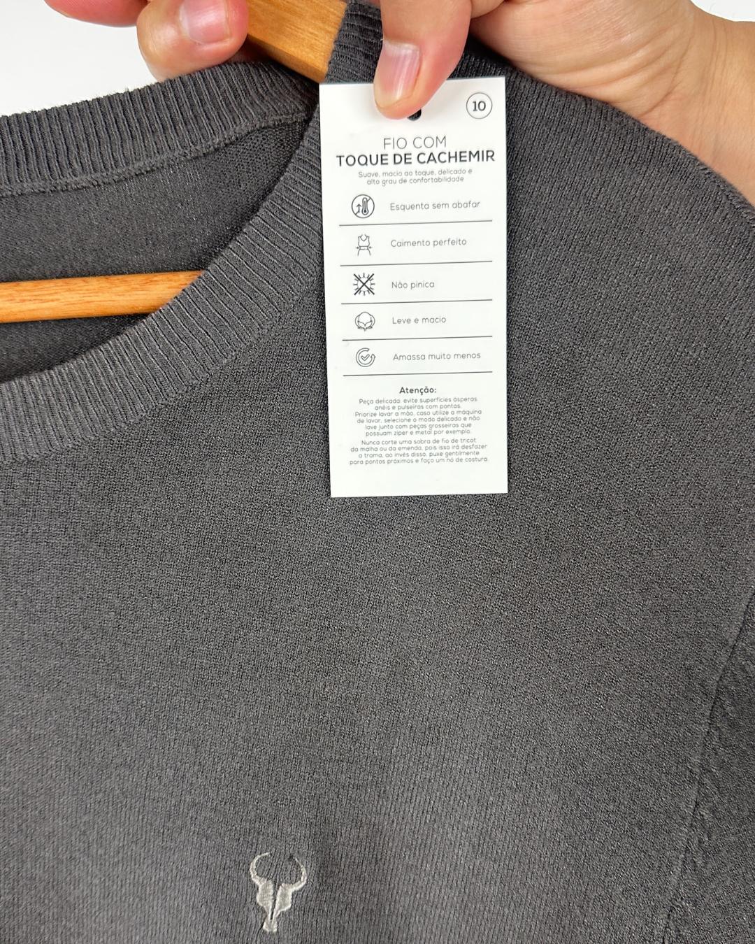 BLUSA TORO TOQUE DE CASHMERE CHUMBO