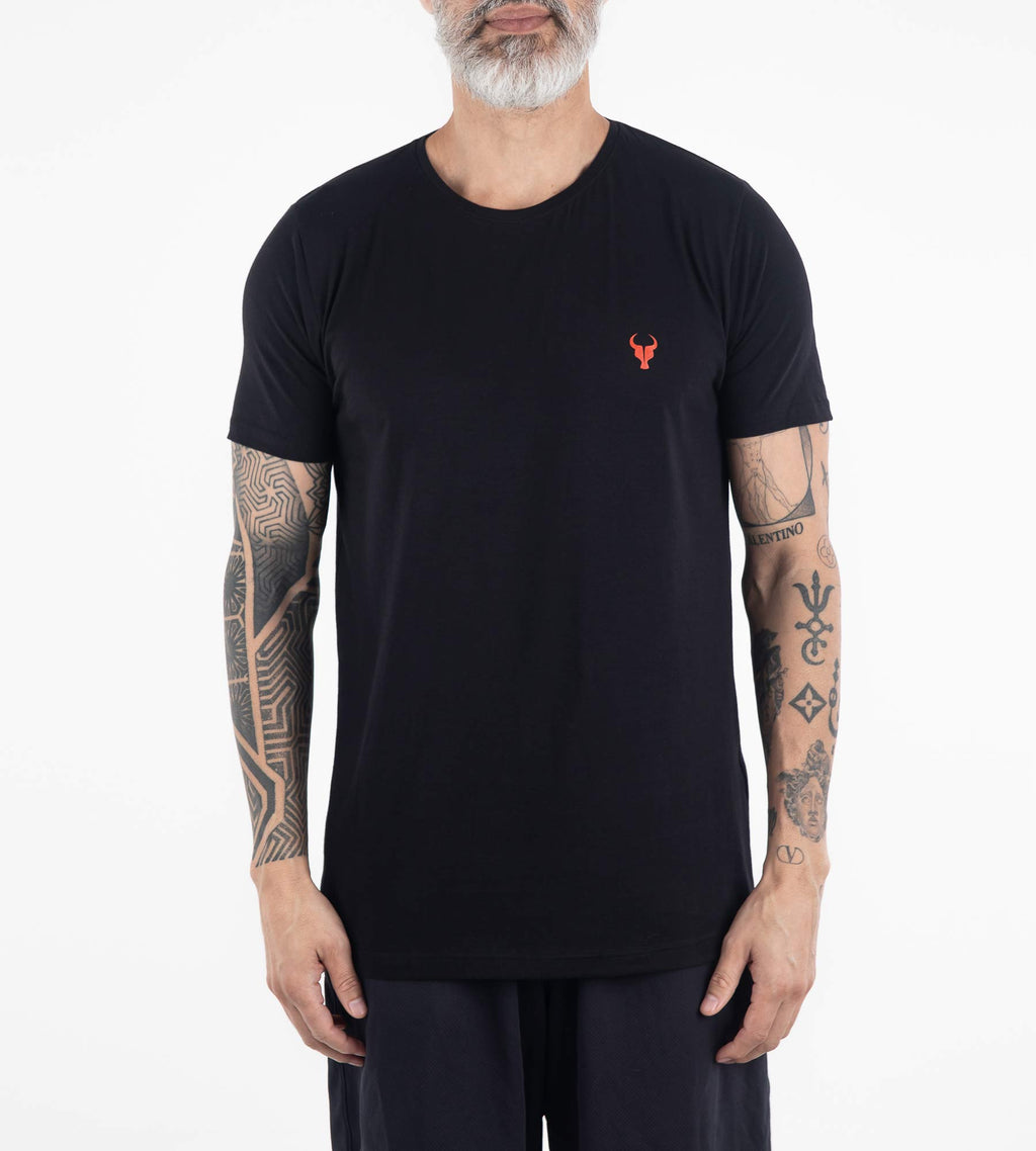 T-shirt Toro Fio egípcio Black red