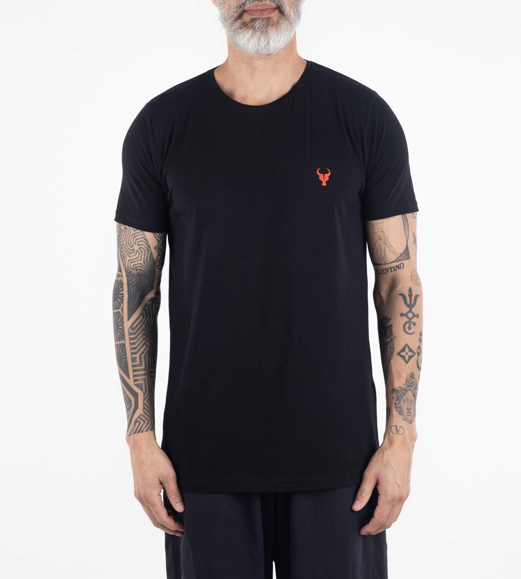 T-shirt Toro Fio egípcio Black red