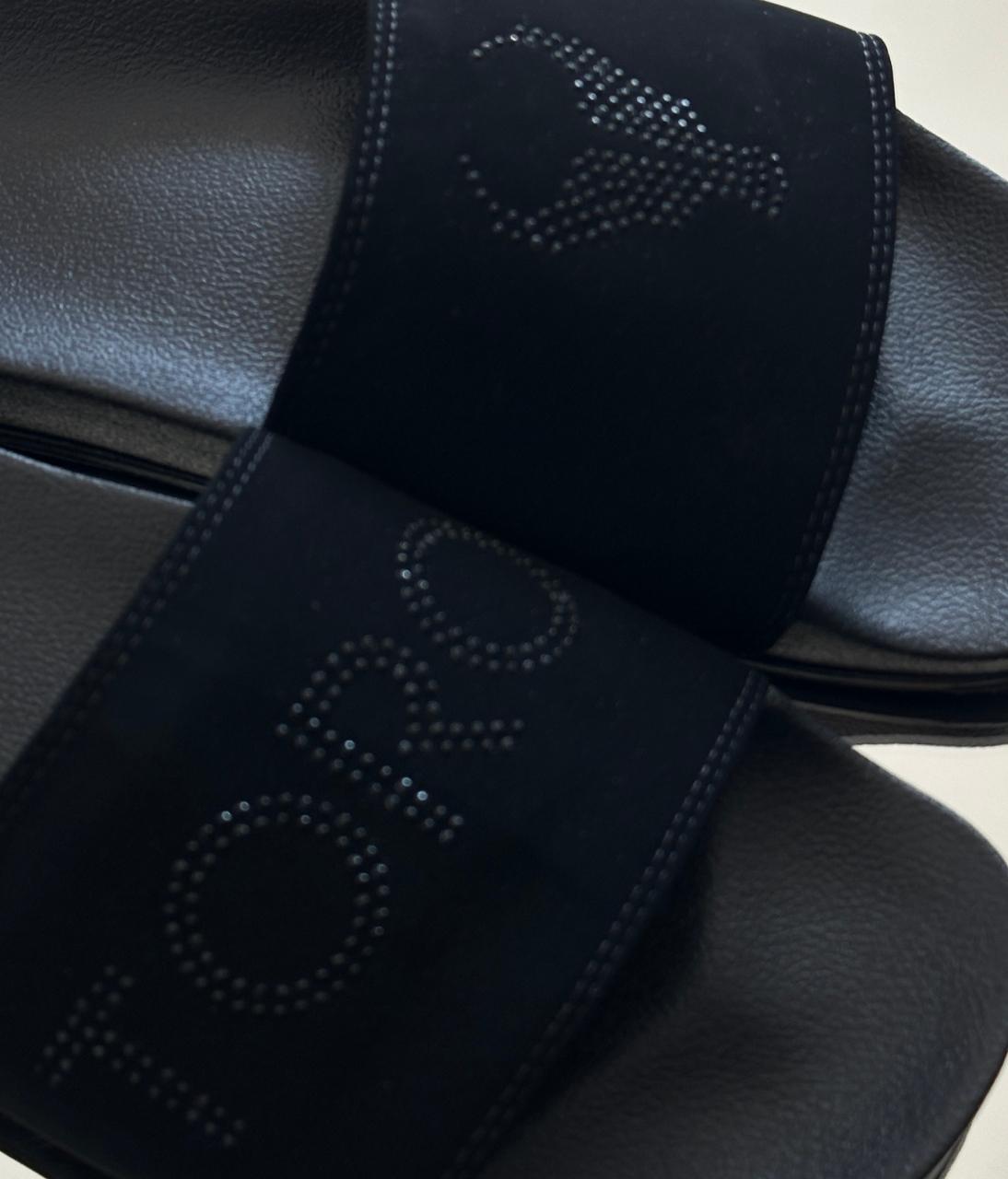 Chinelo Toro  Black Diamond Strass