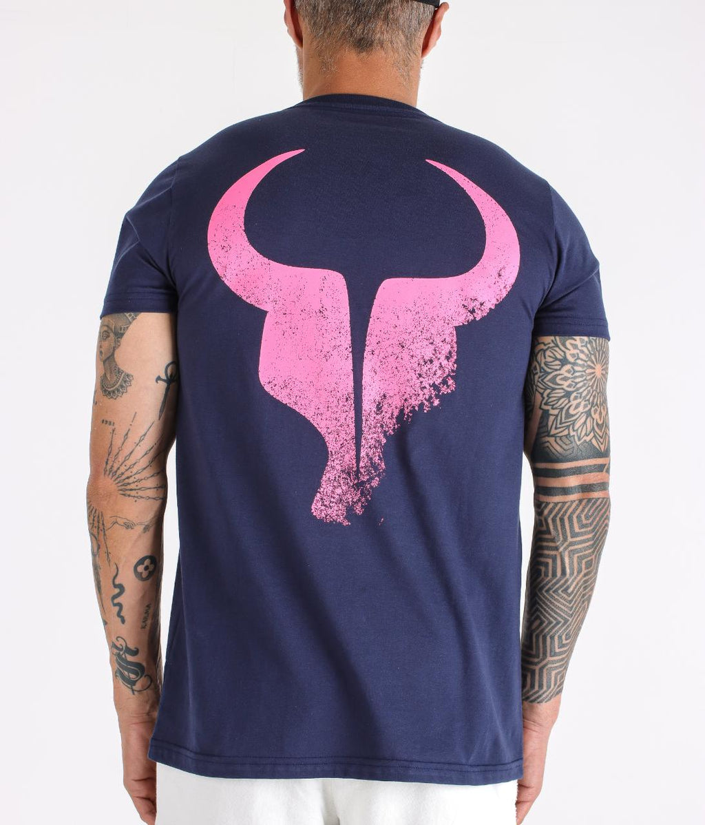 T-Shirt Toro Blue Grunge Pink