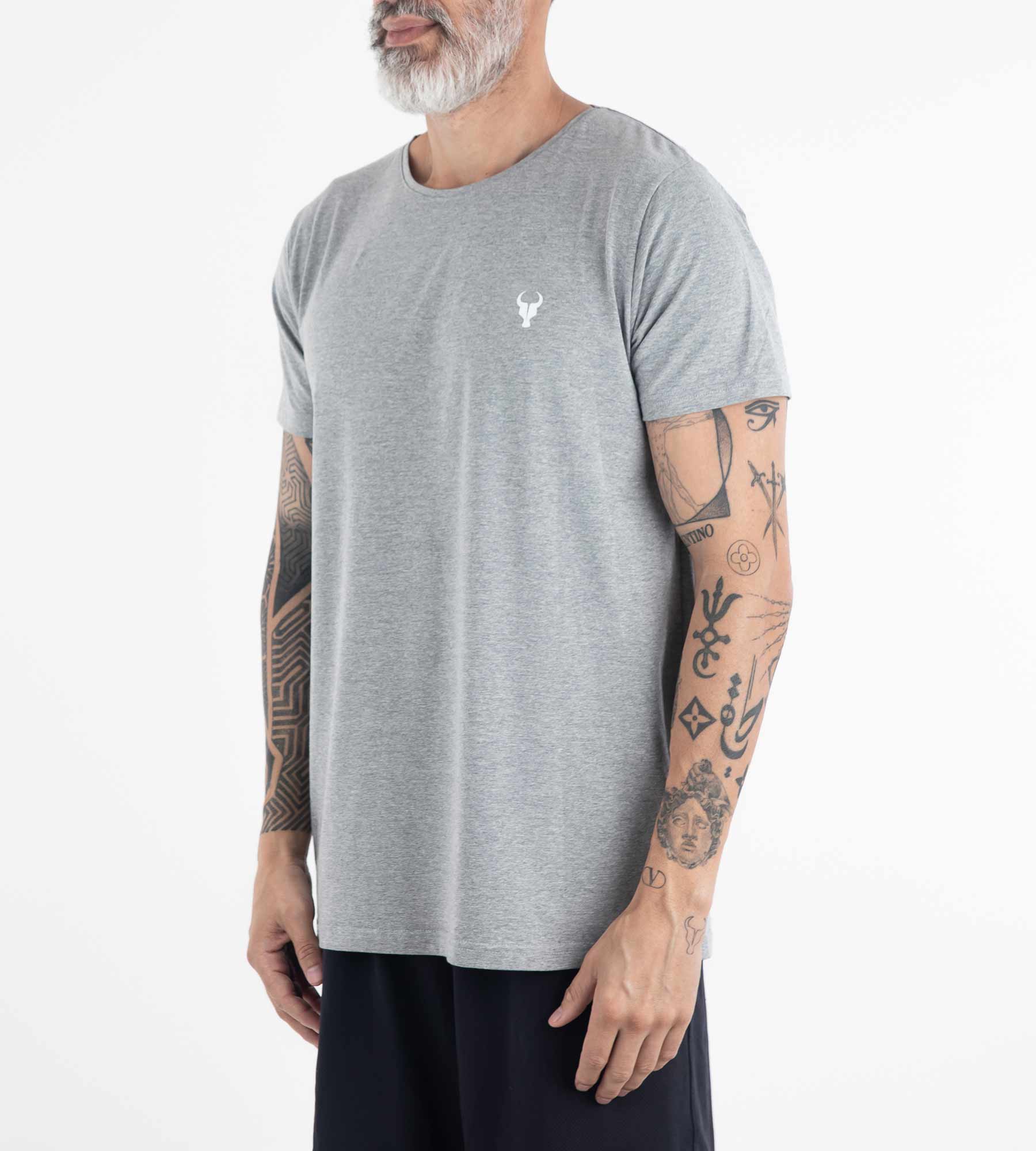 T-shirt Toro Fio egípcio gel mescla