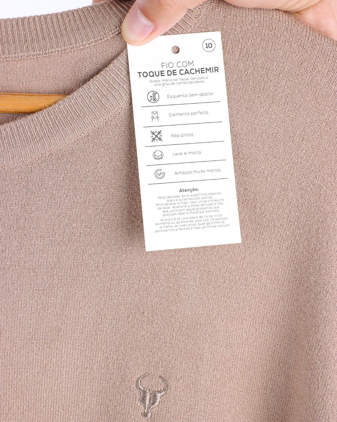 BLUSA TORO TOQUE DE CASHMERE BEGE